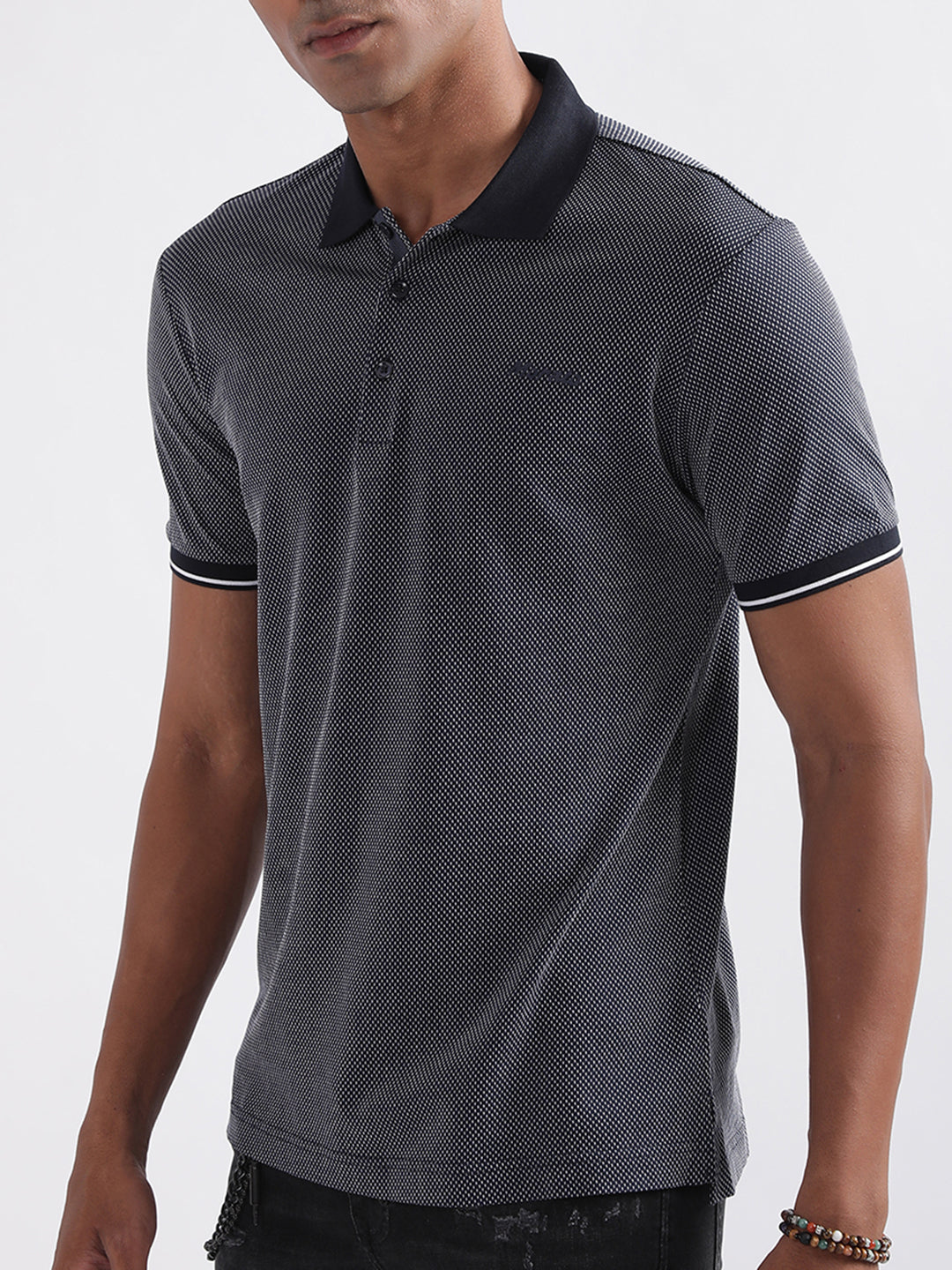 Antony Morato Blue Slim Fit Polo T-Shirt