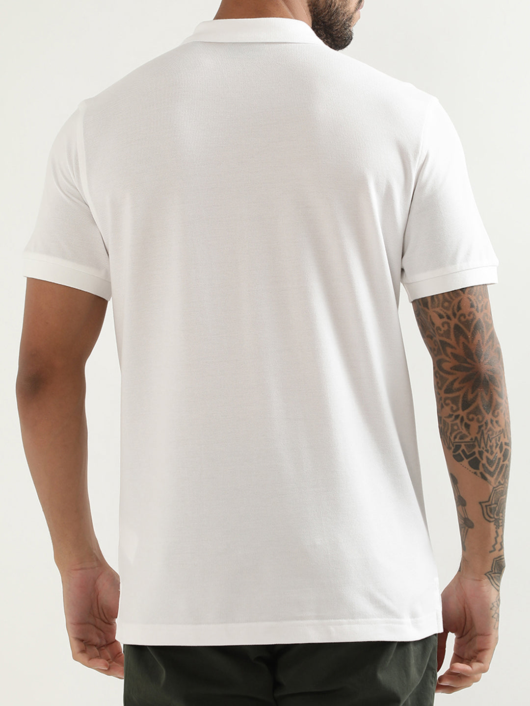 Gant White Original Regular Fit Pique Polo T-Shirt