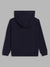 Gant Boys Navy Blue Solid Hooded Sweatshirt