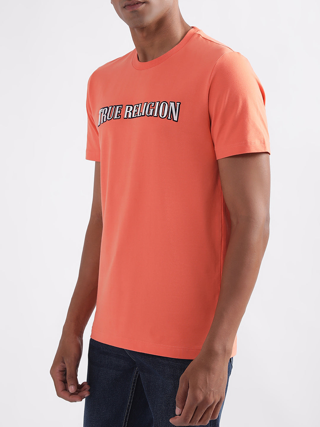 True Religion Coral Logo Regular Fit T-Shirt