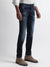 Iconic Men Dark Blue Solid Slim Fit Jeans