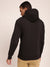 Gant Men Black Solid Hooded Sweatshirt