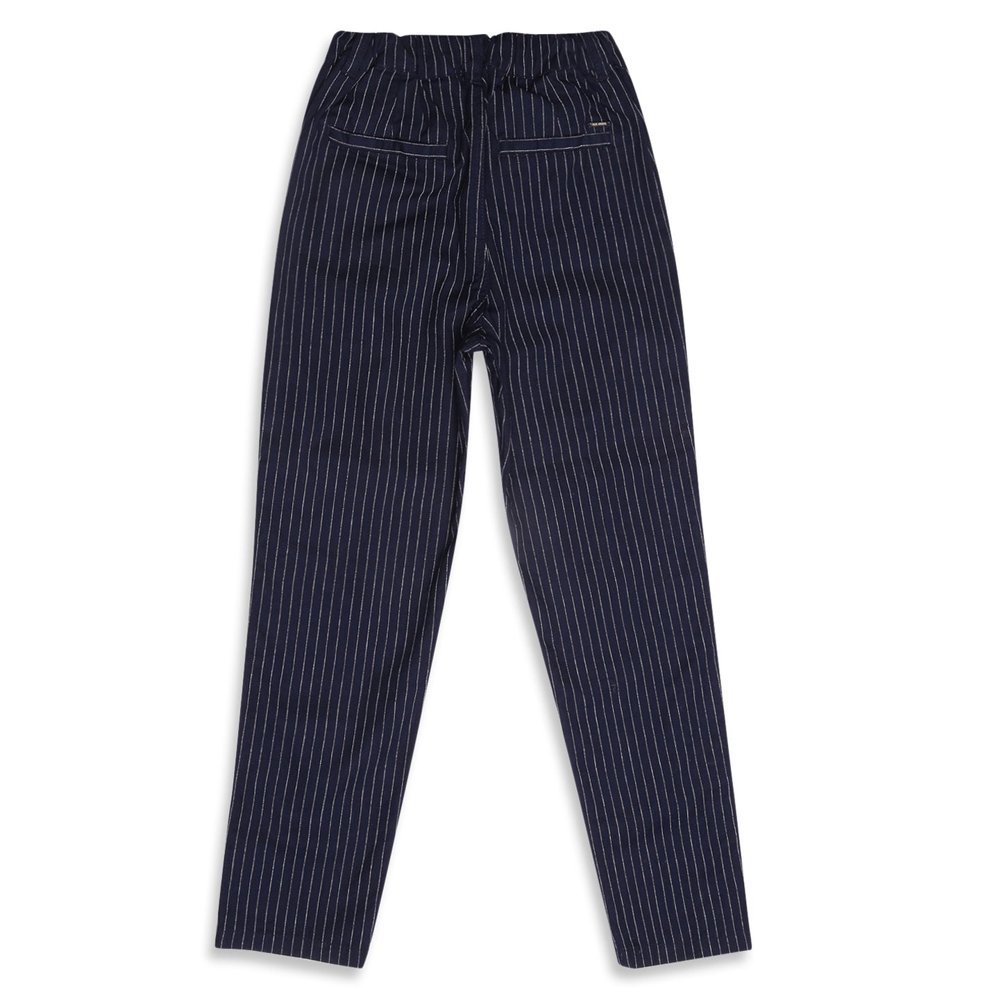 Blue Giraffe Boys Navy Solid Regular Fit Trouser