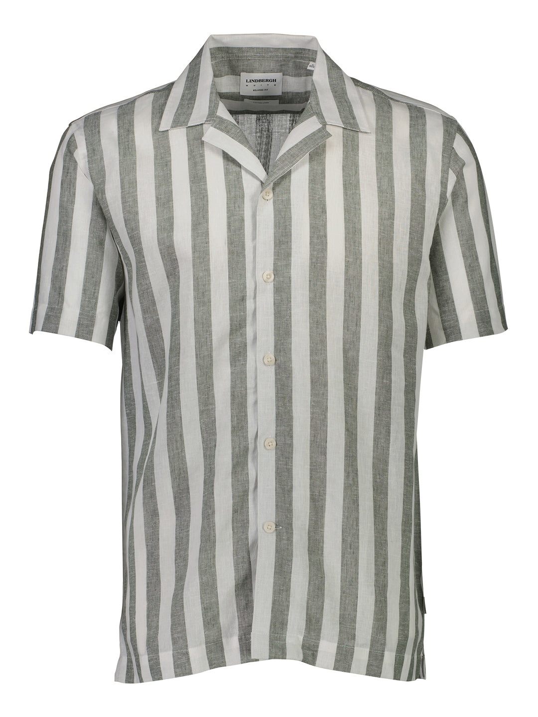 Lindbergh Men Multi Striped Collar Shirt