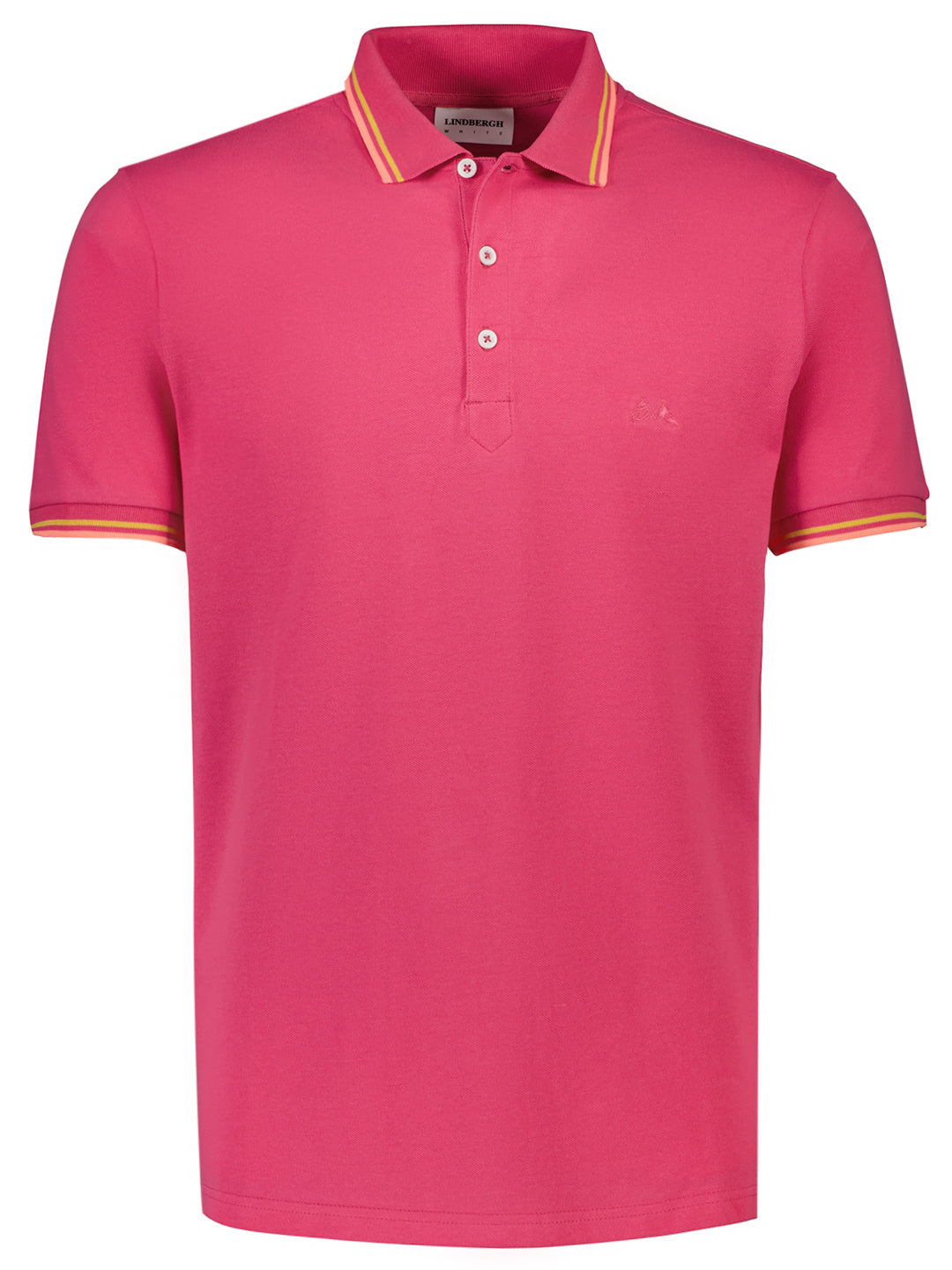 Lindbergh Pink Fashion Regular Fit Polo T-Shirt