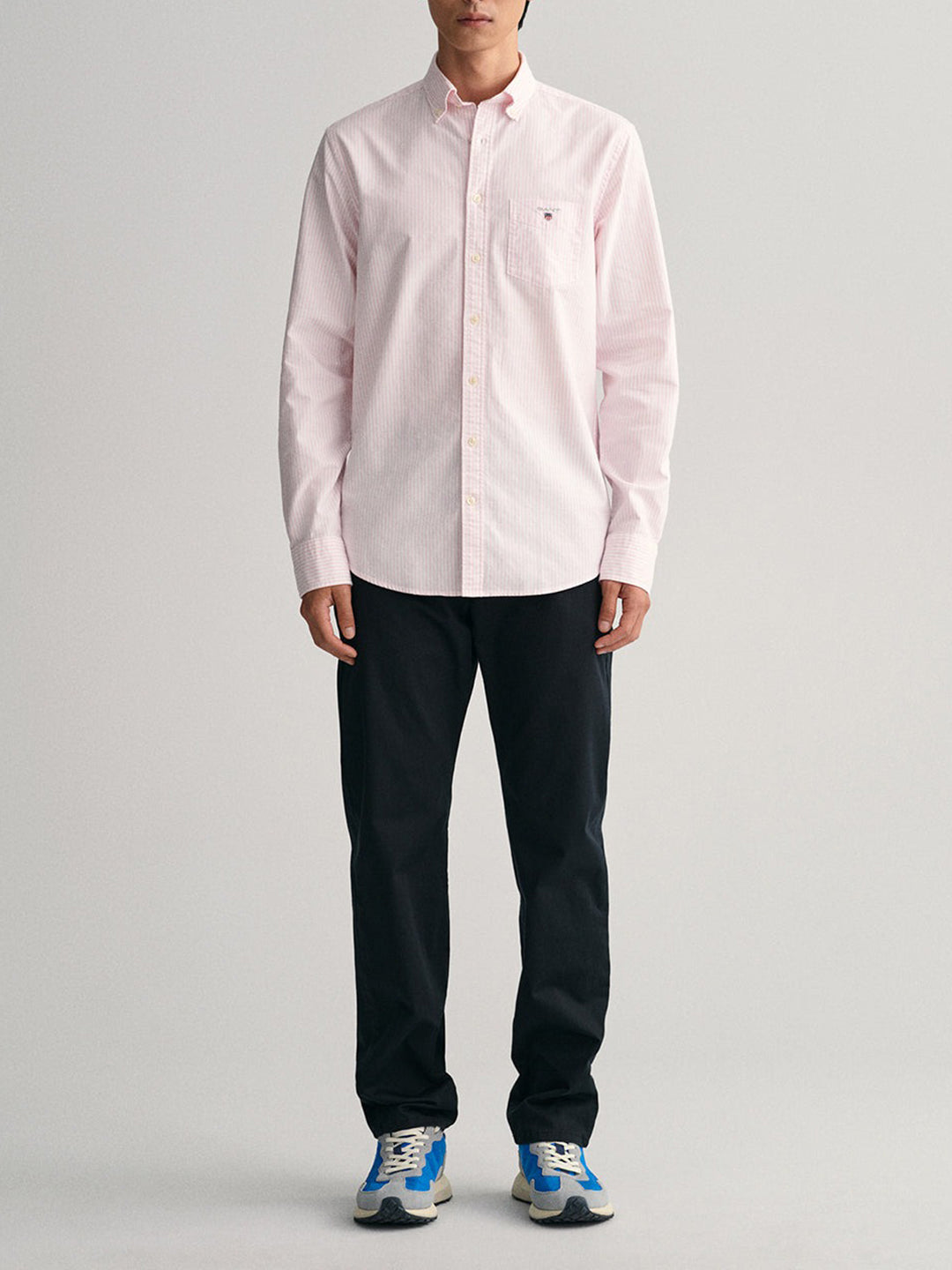 Gant Pink Oxford Striped Regular Fit Shirt