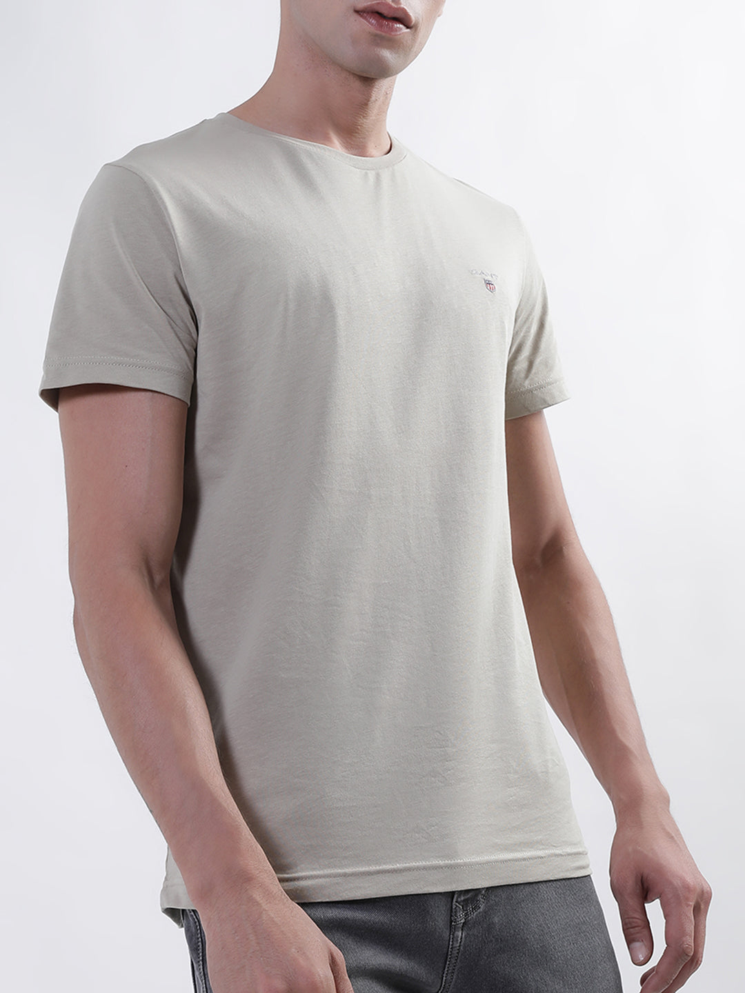 Gant Beige Original Regular Fit T-Shirt