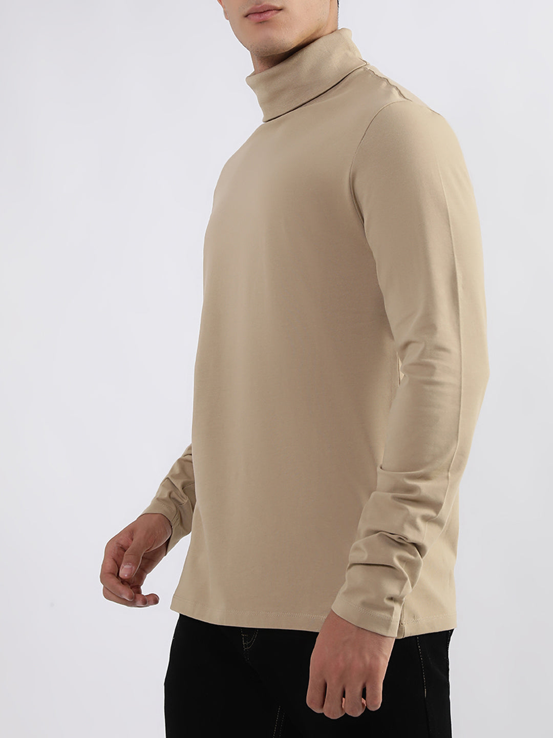 Turtleneck and t clearance shirt