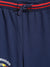 Blue Giraffe Boys Red Solid Regular Fit Shorts