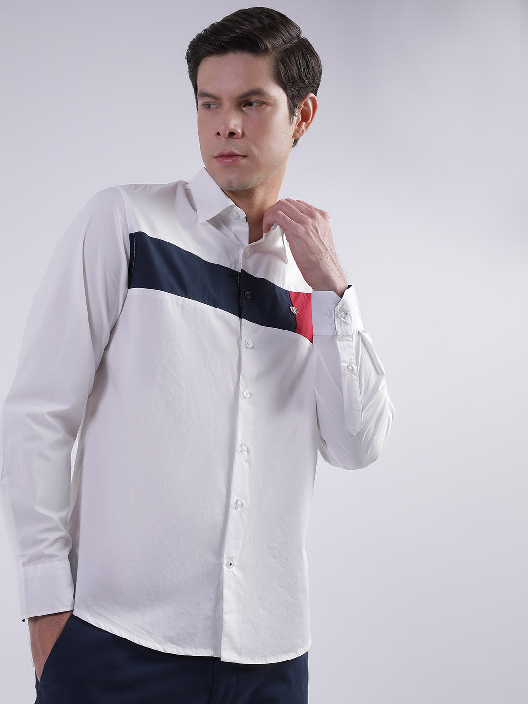 Iconic White Regular Fit Shirt