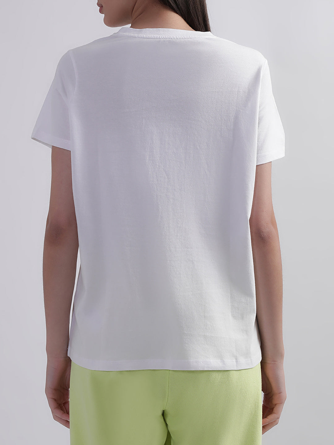 Dkny White Logo Regular Fit T-Shirt