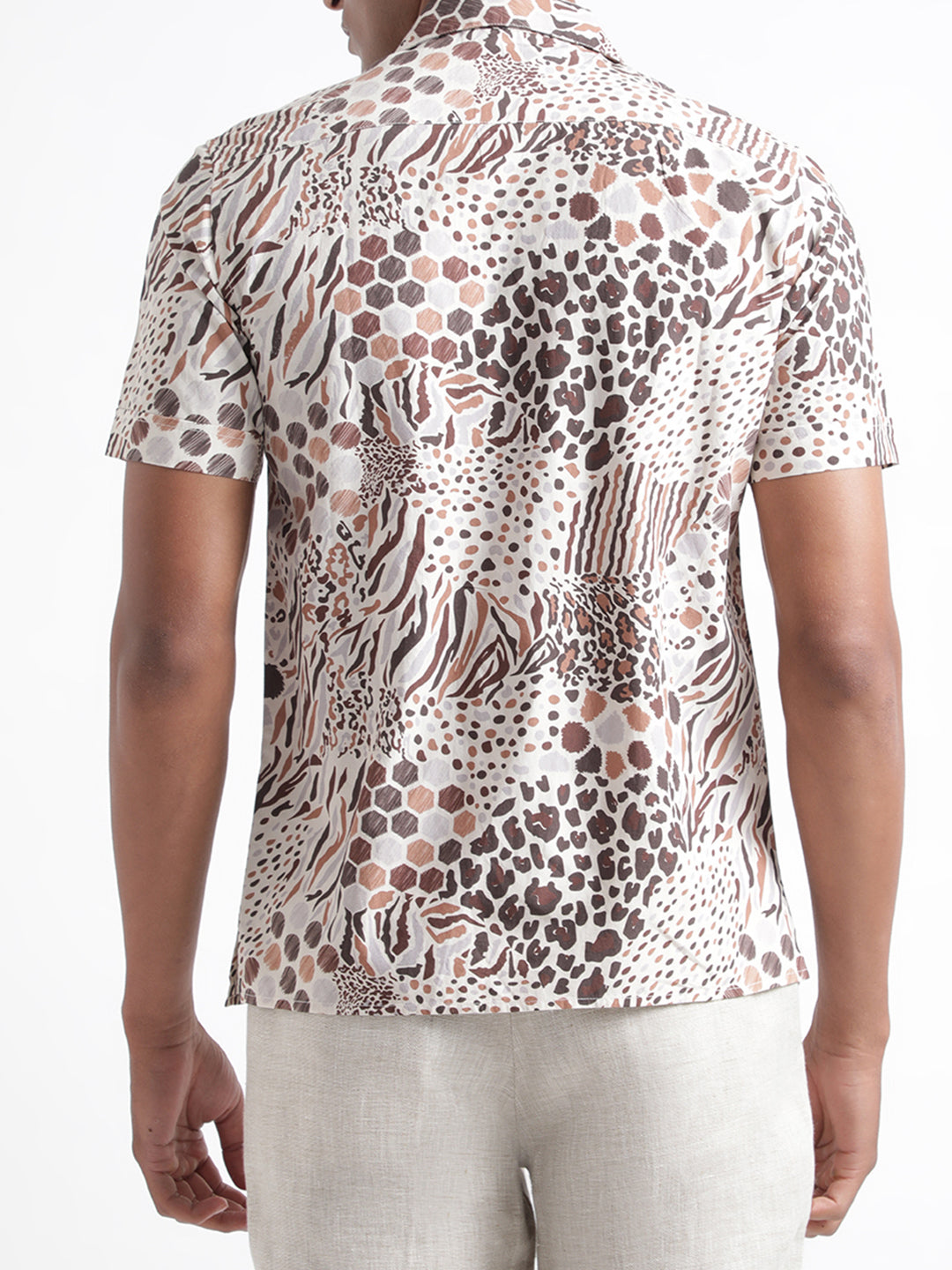 Iconic Multi Printed Regular Fit Shirt