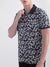 Gant Blue Floral Print Regular Fit Pique Polo T-Shirt