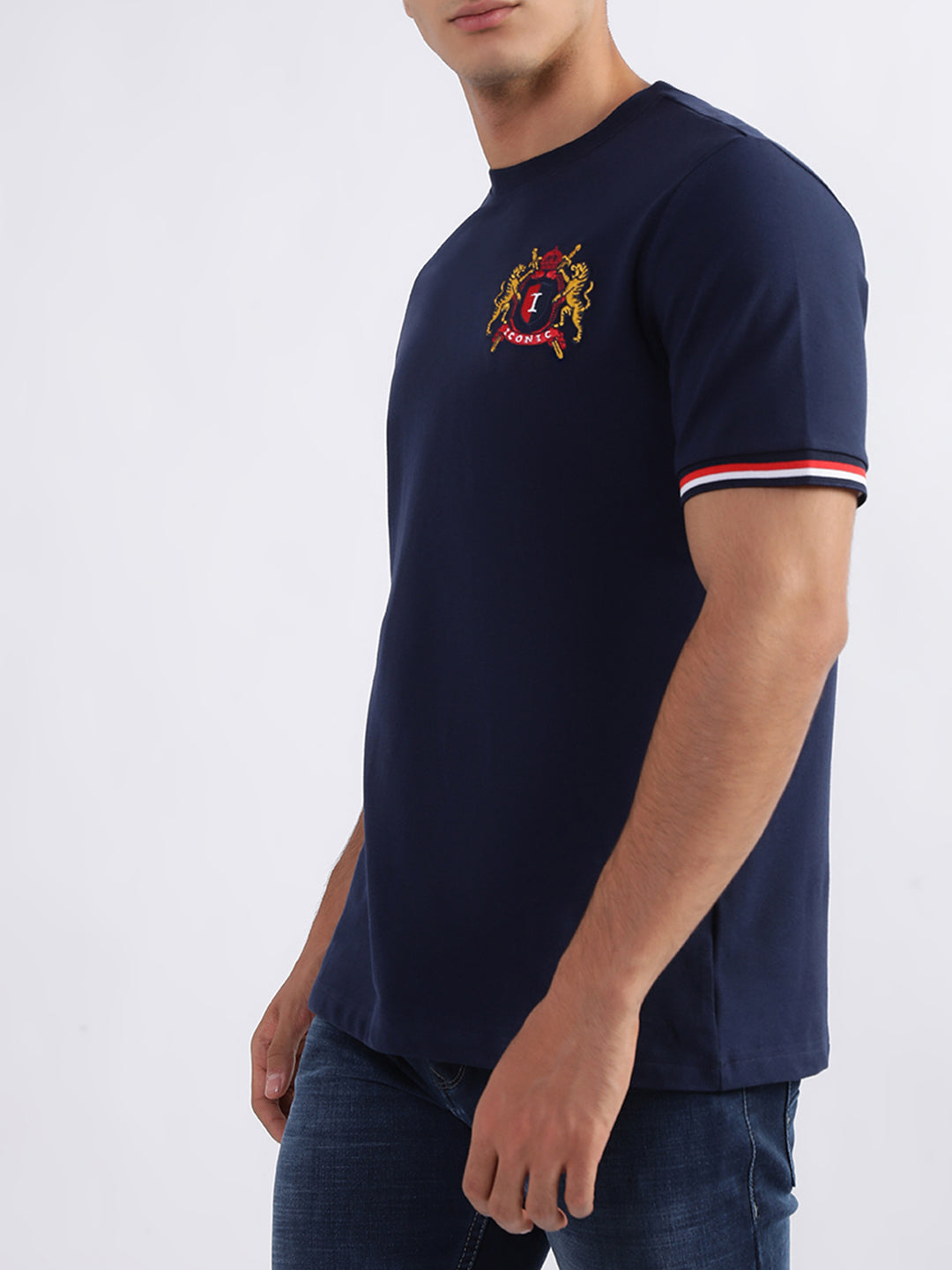 Iconic Navy Regular Fit T-Shirt