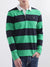 Gant Green Striped Regular Fit Polo T-Shirt