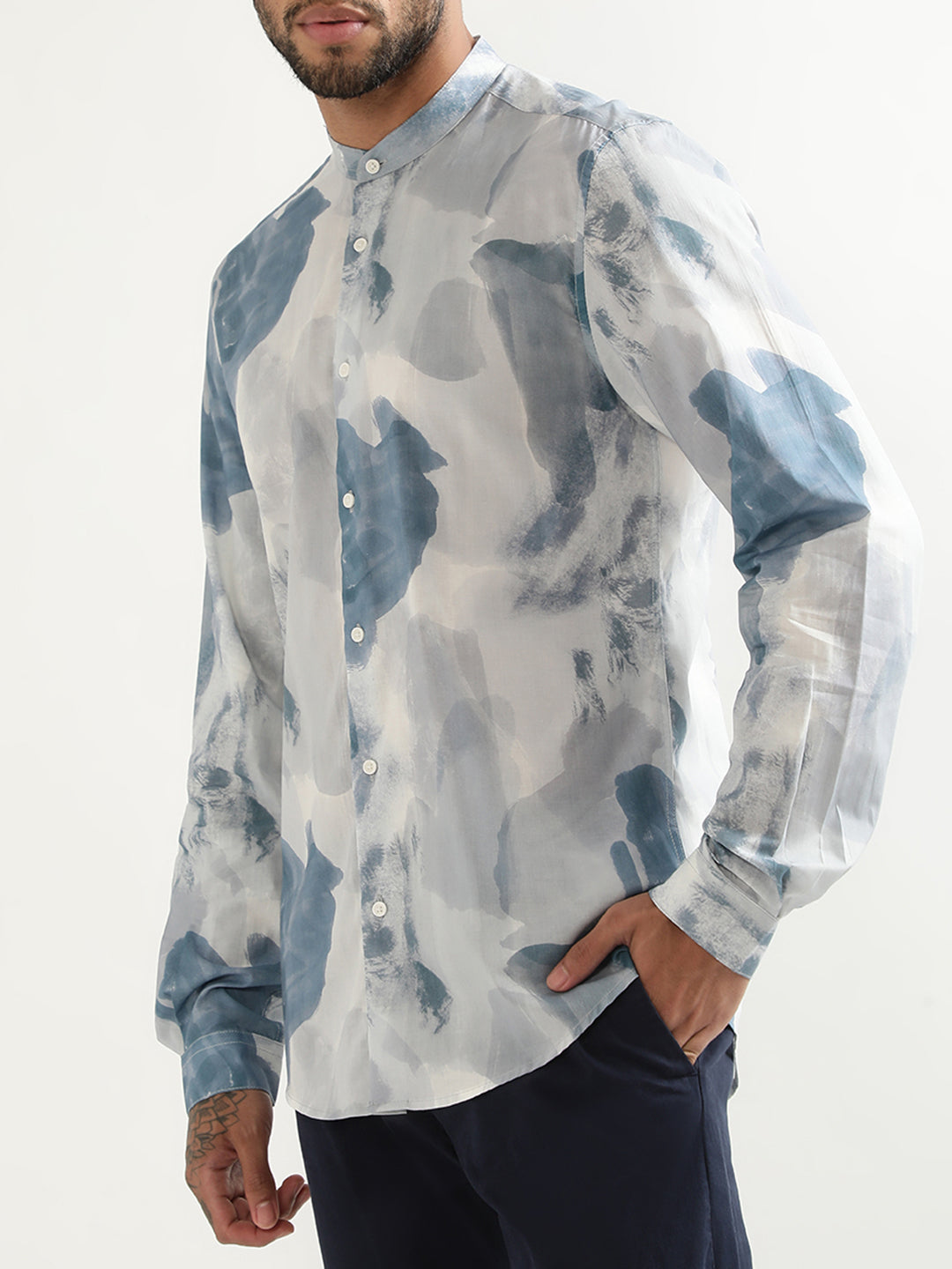 Antony Morato Multi Printed Slim Fit Shirt