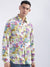 Just Cavalli Men Multi Printed Collar Shirt