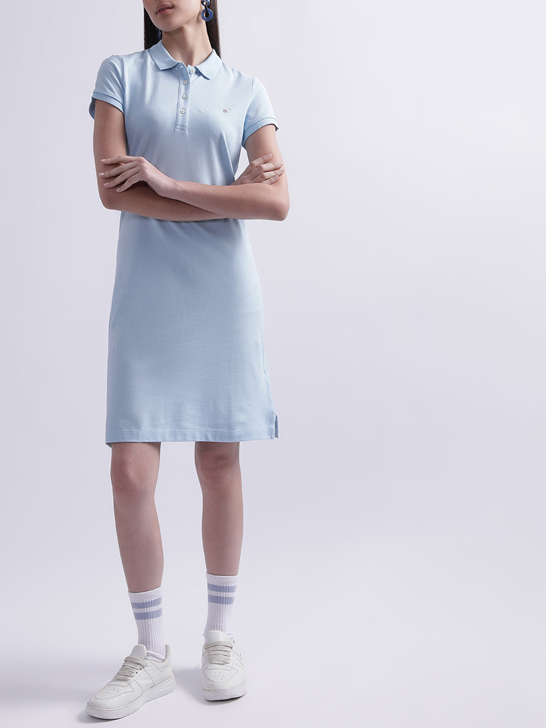 Gant Solid Cotton T-shirt Dress