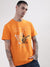 True Religion Orange Graphic Logo Regular Fit T-Shirt