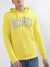 Gant Men Yellow Solid Hooded Sweatshirt