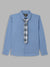 Blue Giraffe Boys Multi Solid Collar Waist Coat