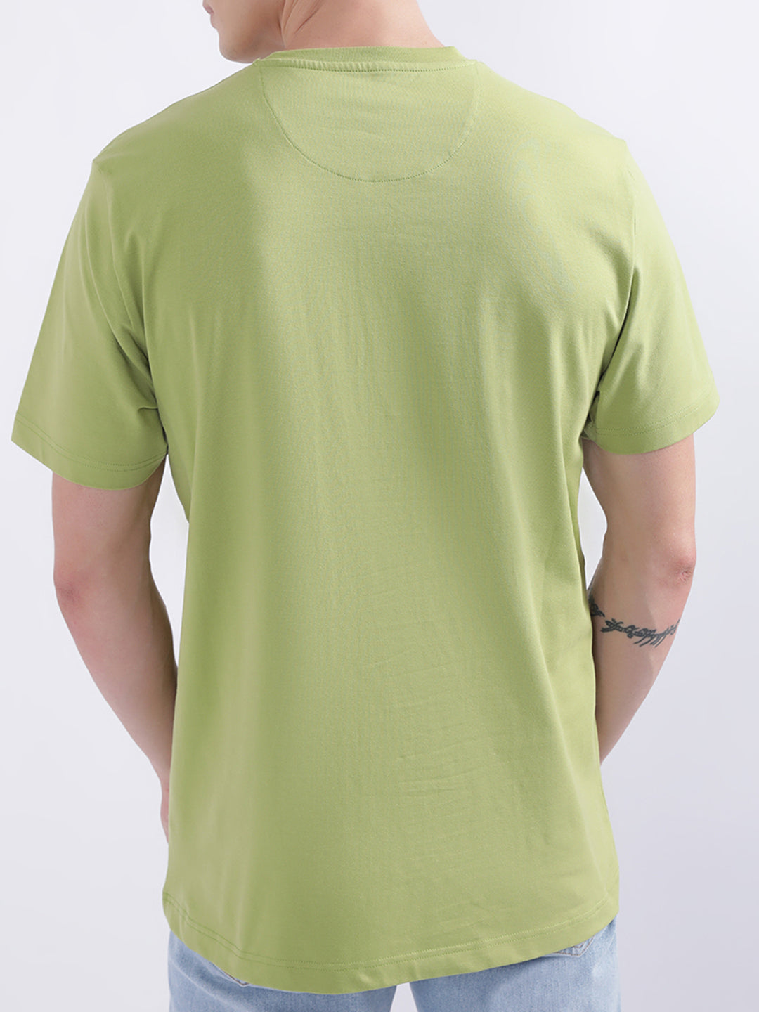 True Religion Green Logo Regular Fit T-Shirt