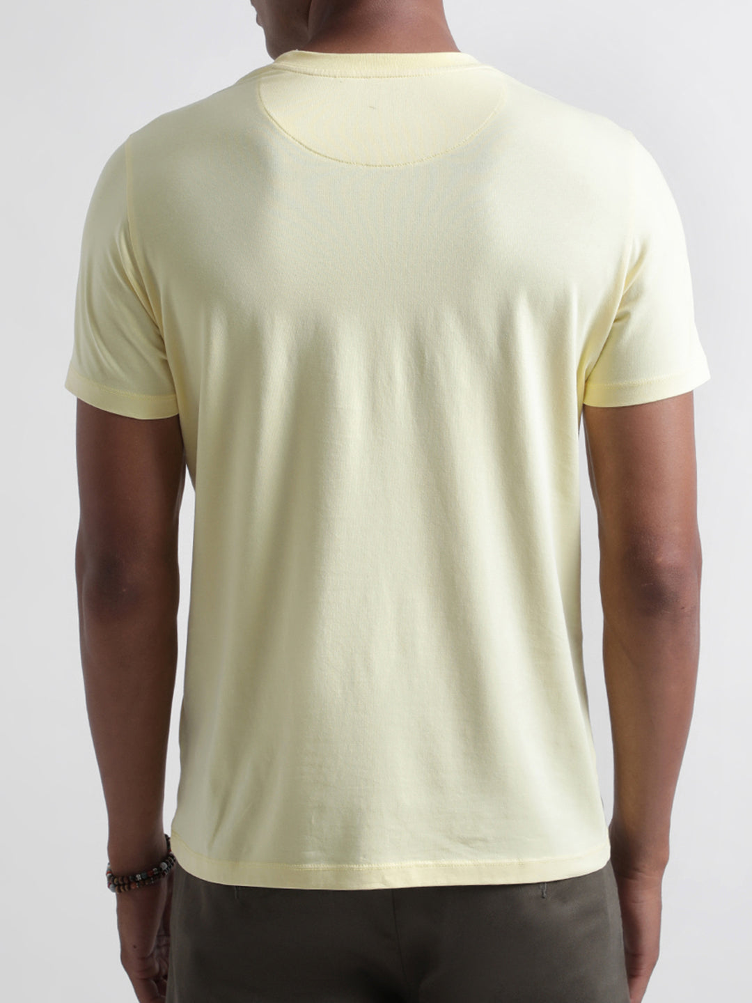 Iconic Yellow Logo Regular Fit T-Shirt