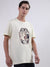 True Religion Off White Logo Regular Fit T-Shirt