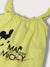 Blue Giraffe Girls Lime Solid Round Neck Top