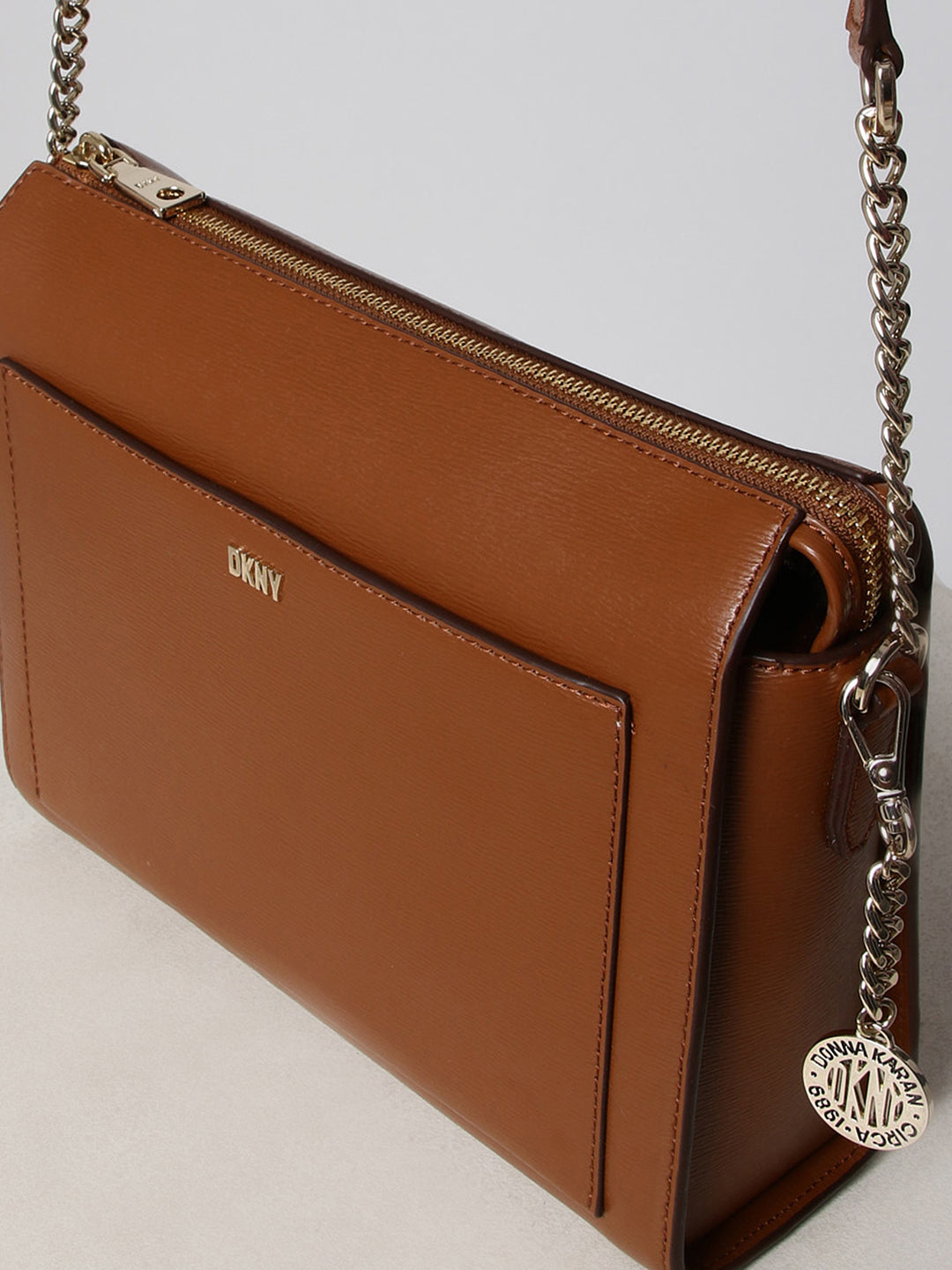 Buy DKNY Women Brown All-Over Brand Name Crossbody Bag Online - 816916