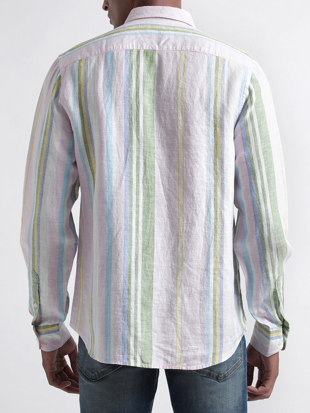 Iconic Multi Striped Regular Fit Shirt