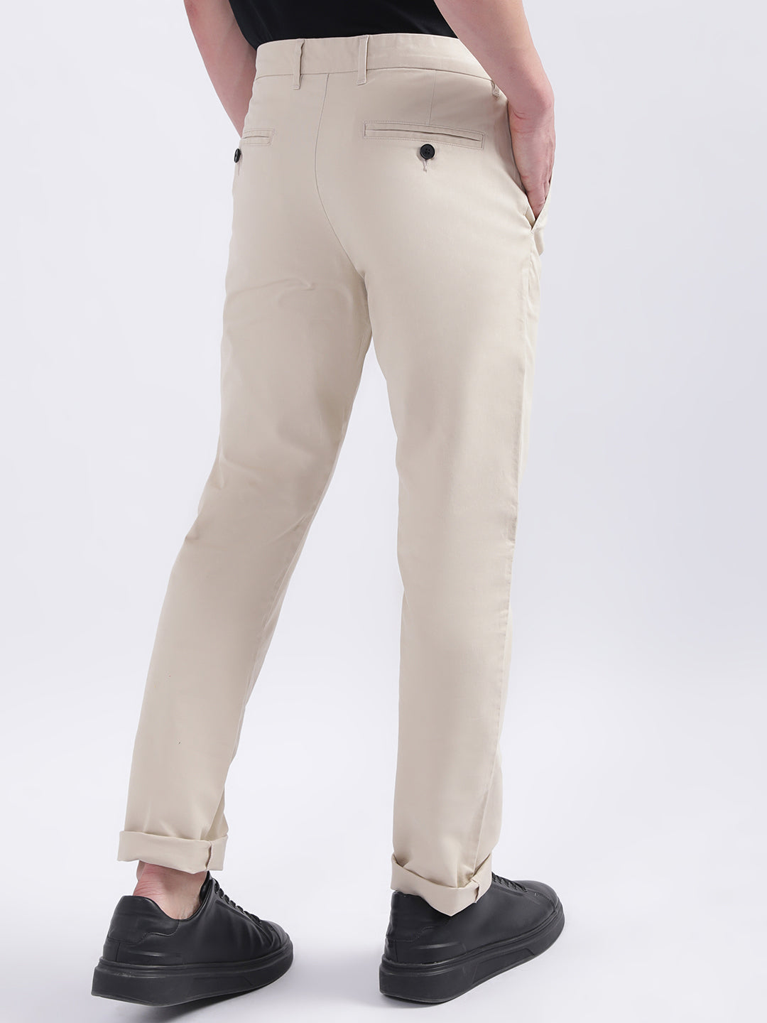 Mens Chinos Slim Fit Pants Flat Front Stretch Skinny Tapered Dress Pants  Comfort Casual Solid Trousers Beige at Amazon Men's Clothing store
