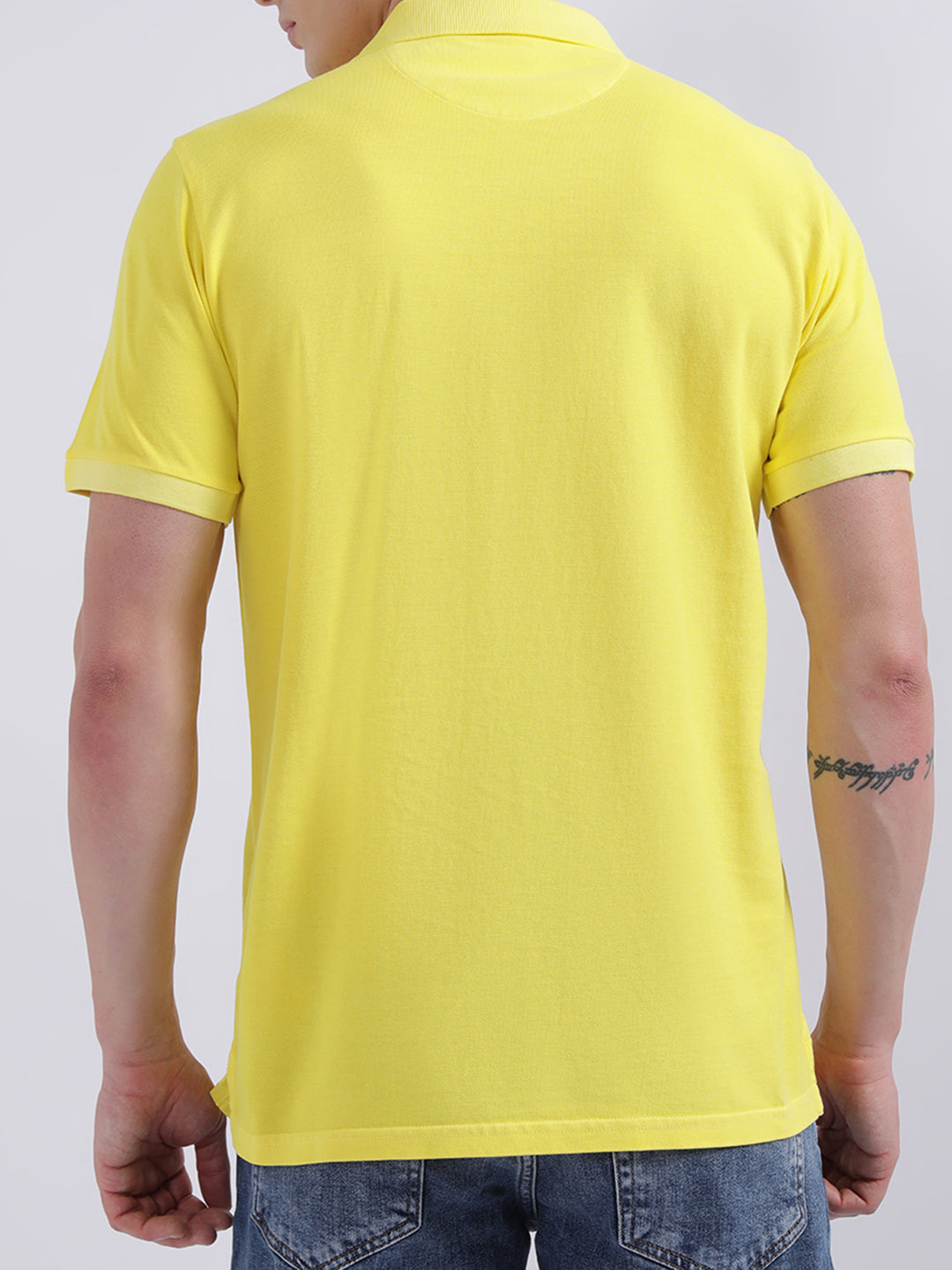 Gant Yellow Regular Fit Polo T-Shirt