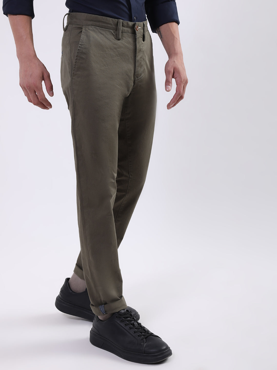Selected Homme cotton mix loose fit smart trouser with front pleat in cream  | ASOS
