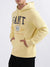 Gant Men Yellow Printed Hooded Sweatshirt