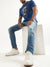 Antony Morato Blue Printed Slim Fit T-Shirt