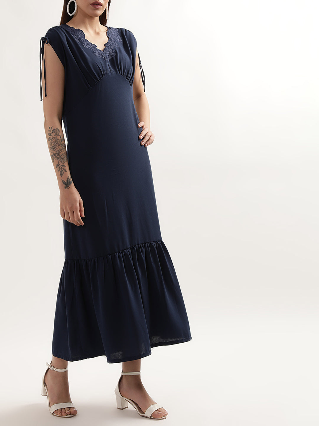 Centre Stage Women Navy Blue Dress