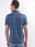 Bruun & Stengade Men Navy Blue Printed Polo TShirt