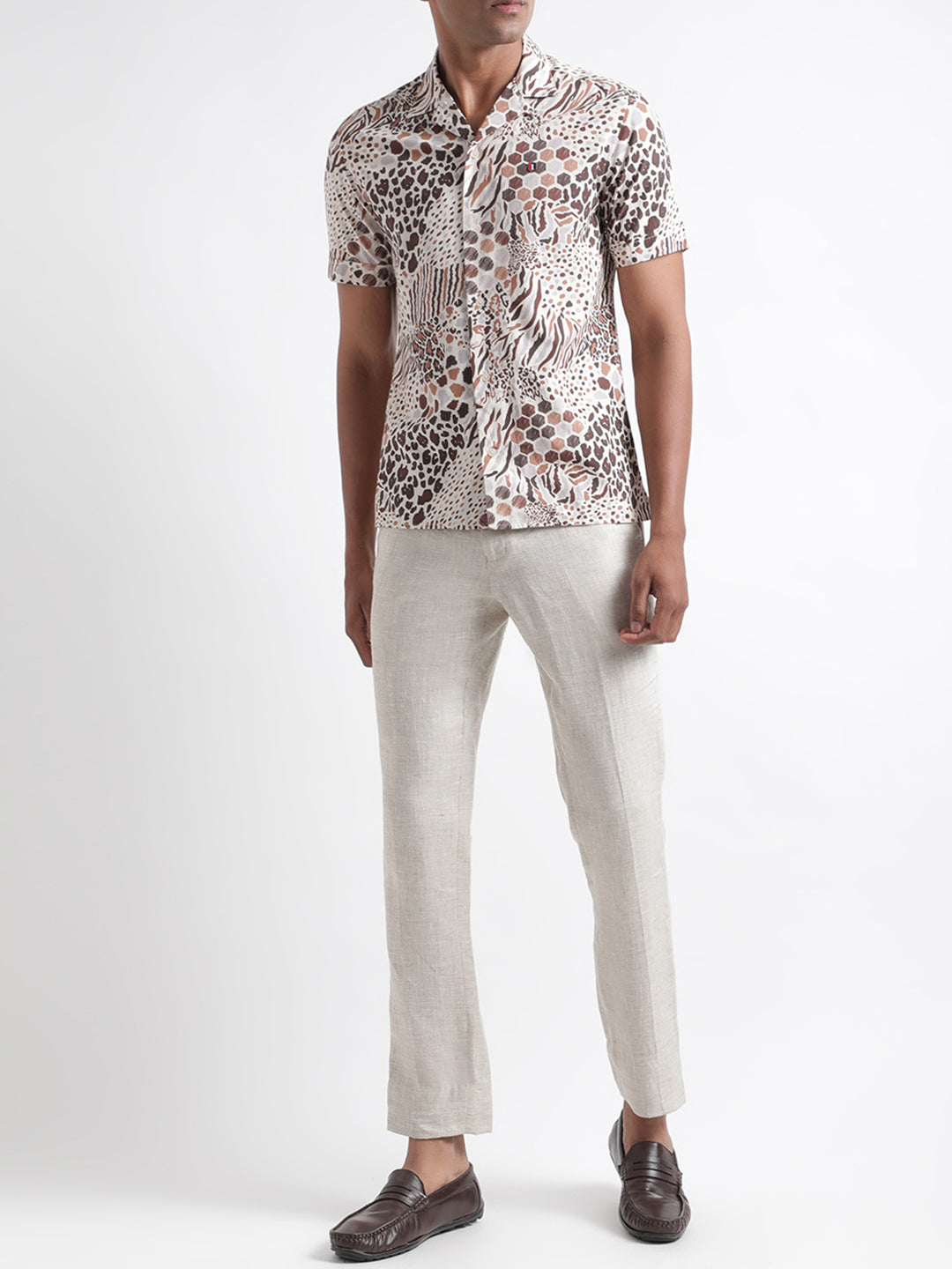 Iconic Multi Printed Regular Fit Shirt