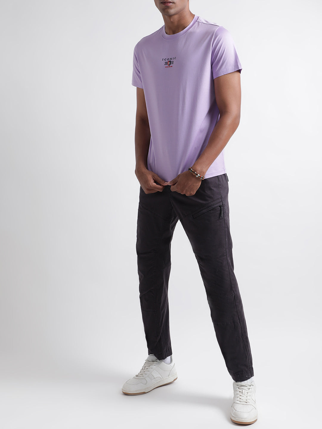 Iconic Lilac Regular Fit T-Shirt