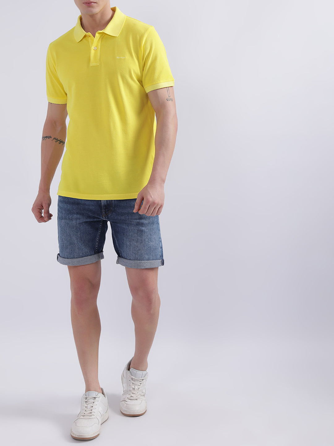 Gant Yellow Regular Fit Polo T-Shirt