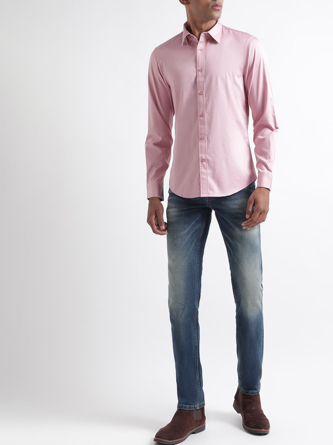 Iconic Pink Slim Fit Shirt