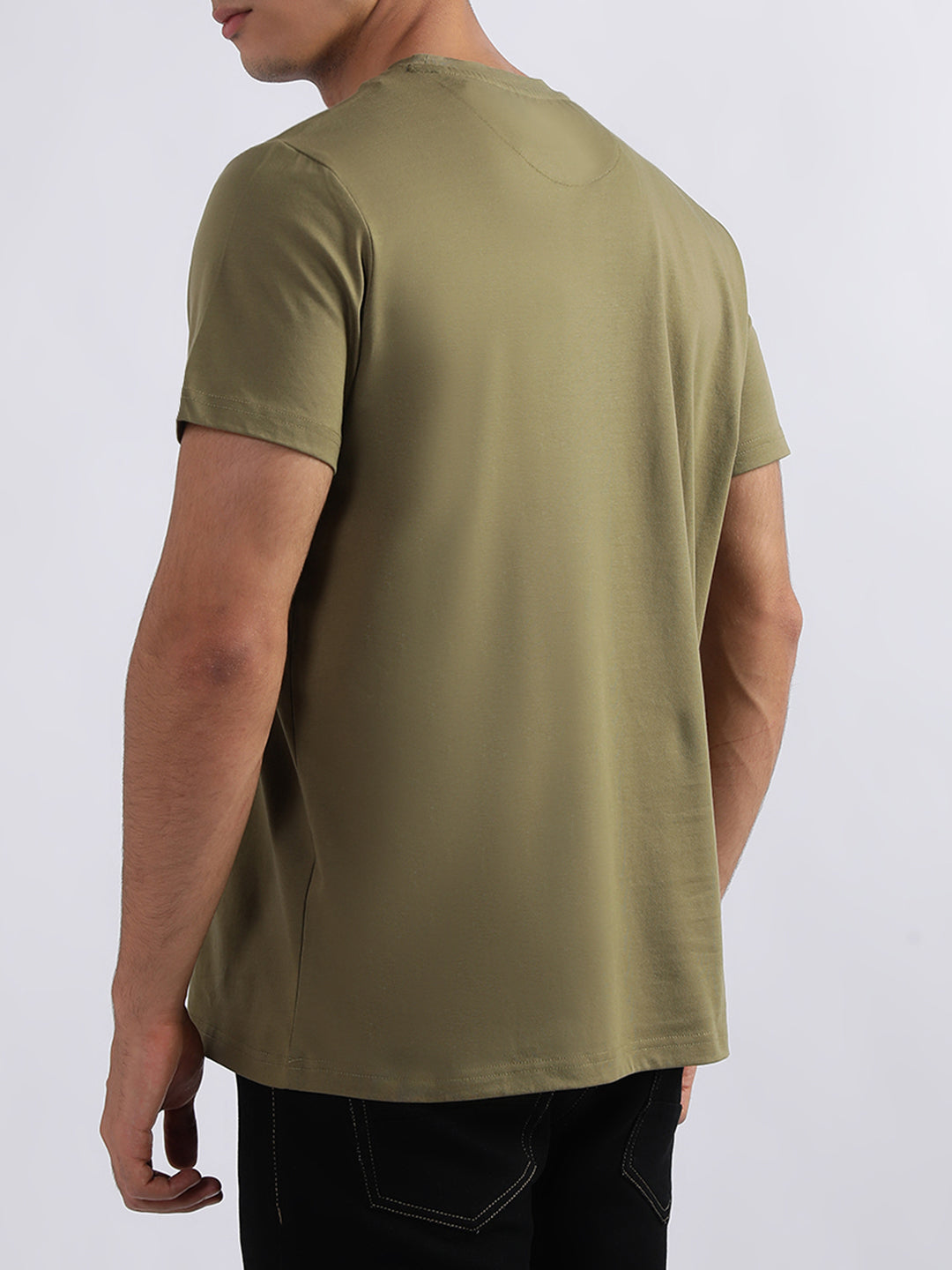 Iconic Olive Logo Regular Fit T-Shirt