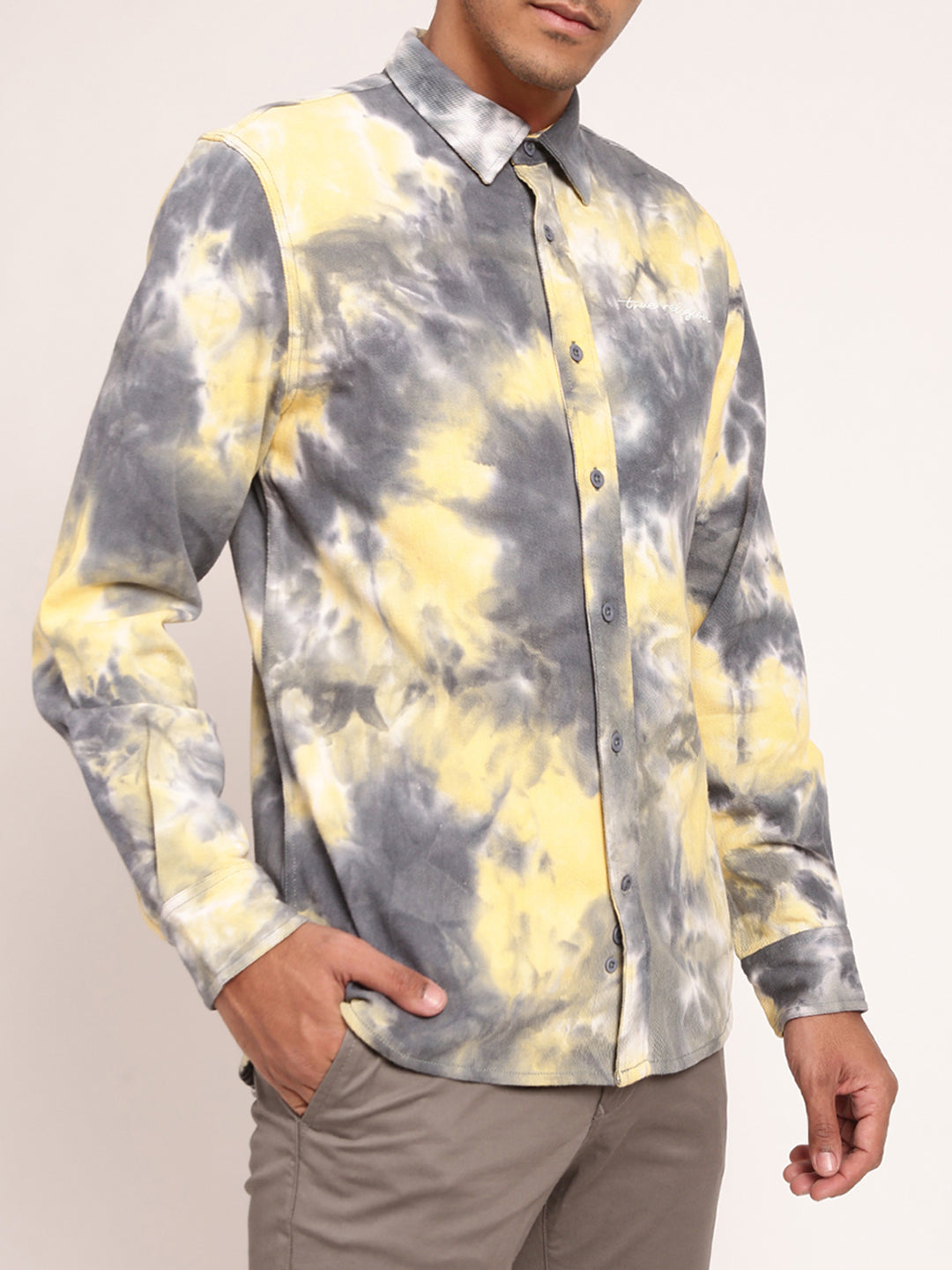 True Religion Multi Color Tie-Dye Regular Fit Shirt