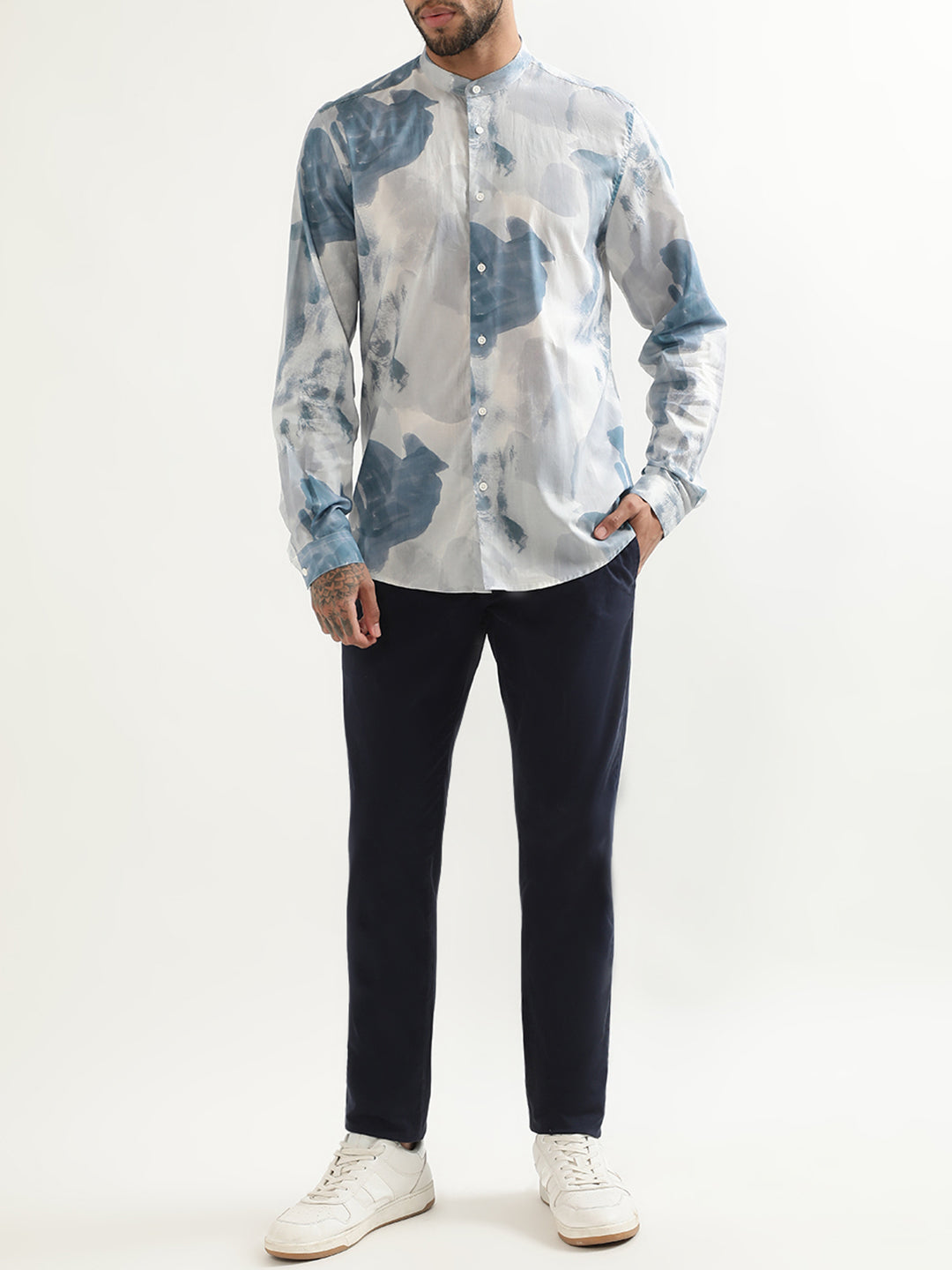 Antony Morato Multi Printed Slim Fit Shirt