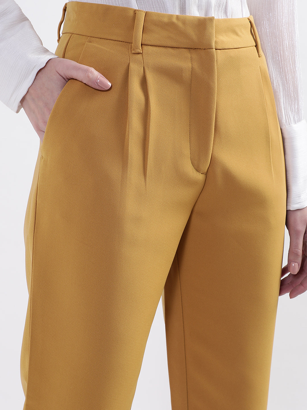 Yellow Straight Leg Linen Pants – The Anchor Hanger