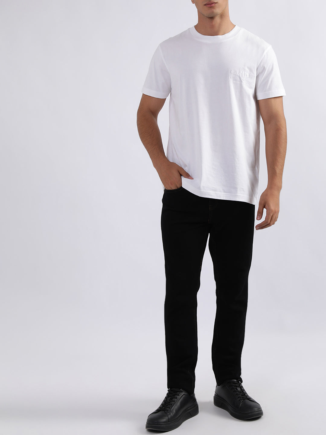 Gant White Regular Fit T-Shirt