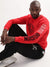 True Religion Men Red Solid Round Neck Sweatshirt