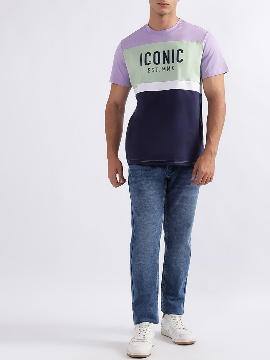 Iconic Multi Logo Regular Fit T-Shirt