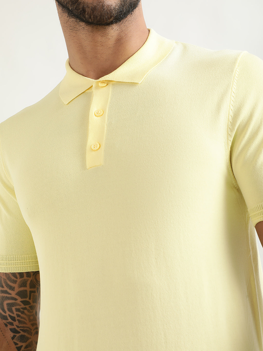 Antony Morato Yellow Slim Fit Polo T-Shirt